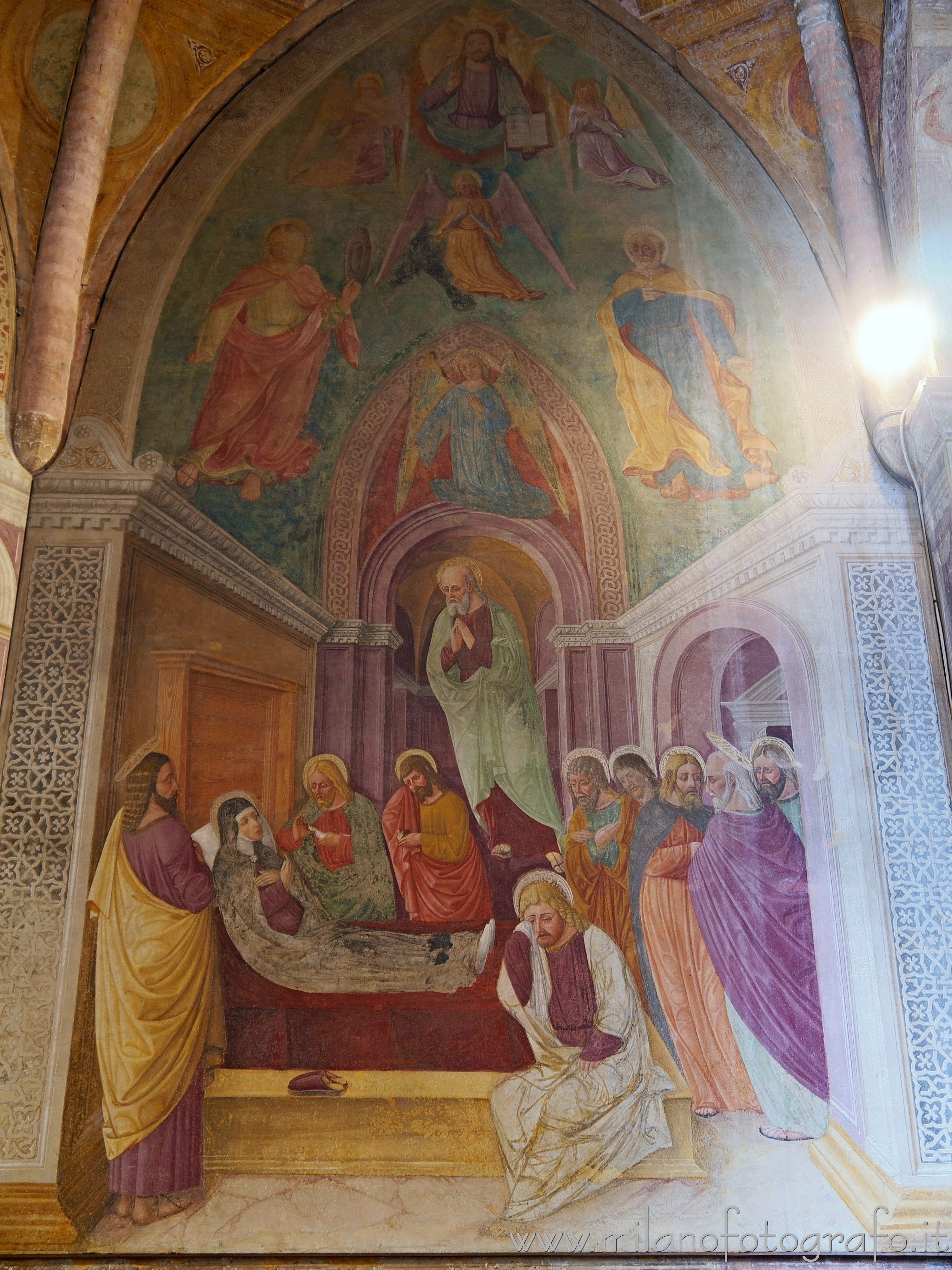 Milan (Italy) - Right wall of the Chapel of the Virgin in the Church of San Pietro in Gessate